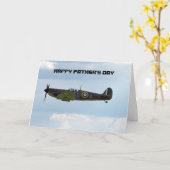 Carte Spitfire Fête des Pères (Fleur jaune)
