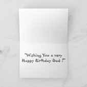 Carte Spitfire ~Joyeux père d'anniversaire (Intérieur)