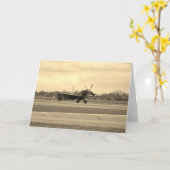 Carte Spitfire Sepiatone (Fleur jaune)