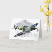 Carte Spitfire Supermarine (Fleur jaune)