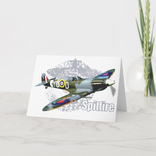 Carte Spitfire Supermarine (Devant)