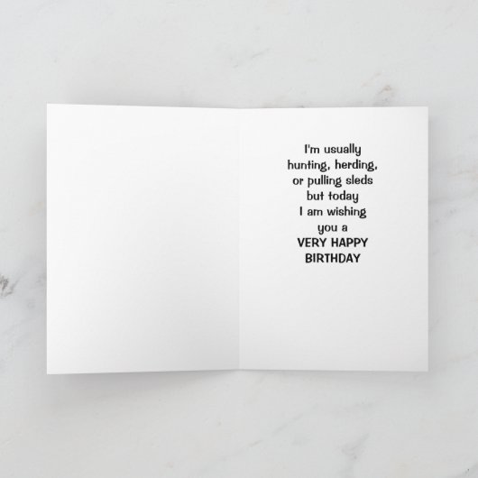 CARTE SPITZ PREND DU TEMPS DE SES FONCTIONS POUR ANNIVER (Intérieur)