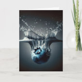 Carte Splash de myrtille d'anniversaire (Devant)