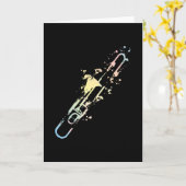 Carte Splash Trombone (Fleur jaune)