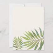 Carte Splendide Mariage été (Dos)