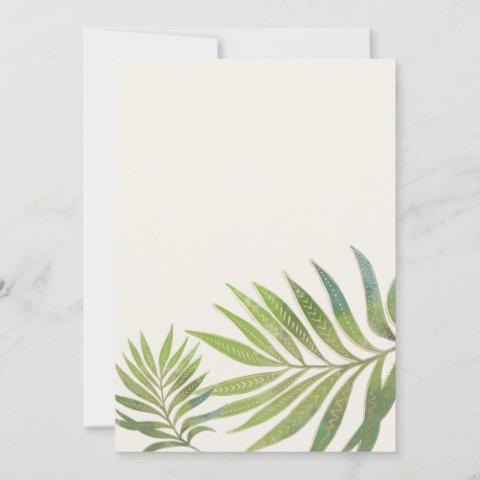 Carte Splendide Mariage été (Dos)