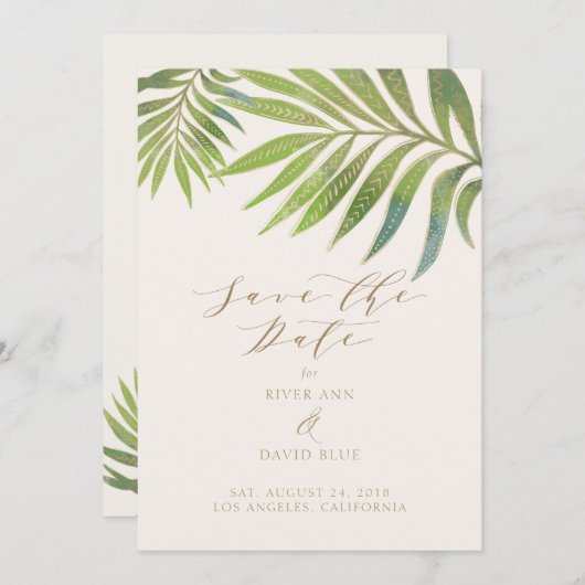 Carte Splendide Mariage été (Devant / Derrière)