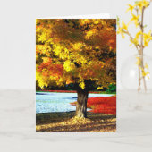 Carte Splendor d'automne (Fleur jaune)