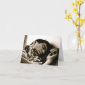 Carte "Splendor dimanche endormi" de Christine Tetso (Fleur jaune)