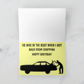 Carte Spoof J'ai trouvé Jésus (Intérieur)