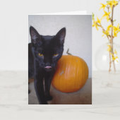 Carte Spooktacular Halloween (Fleur jaune)