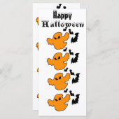 Carte Spooktacular Joyeux Halloween Boo Ghost Ghouls Amu (Devant / Derrière)