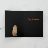 Carte Spooky Capybara Pun Illustration Halloween (Intérieur)