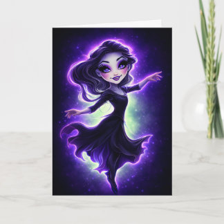 Carte Spooky Cute Magical Character Card