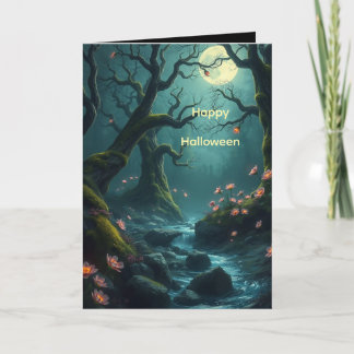 Carte Spooky Woods for Halloween Card