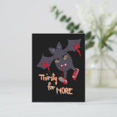 Carte Spoopy Bat Halloween (Debout devant)