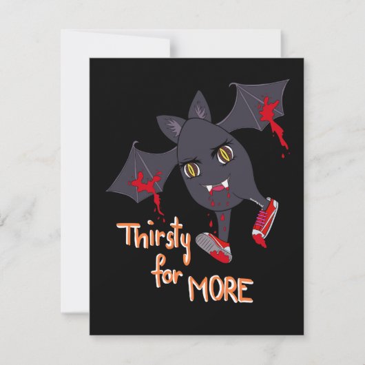 Carte Spoopy Bat Halloween (Devant)