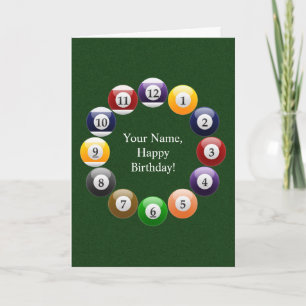 Carte Sport de snooker