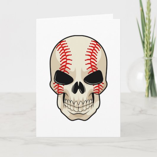 Carte Sports de baseball de crâne (Devant)