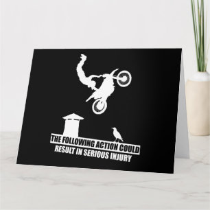 Carte Sports Vélo Dirt Motos Lover Cadeau