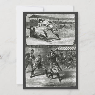 Carte Sports Vintage, équipes de baseball féminin victor