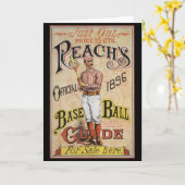 Carte Sports vintages Baseball, Reach's Guide Couverture (Fleur jaune)