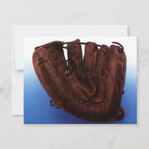 Carte Sports vintages, Gant De Baseball Antique En Cuir
