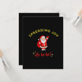 Carte Spreading Joy (Devant/Arrière en situation)