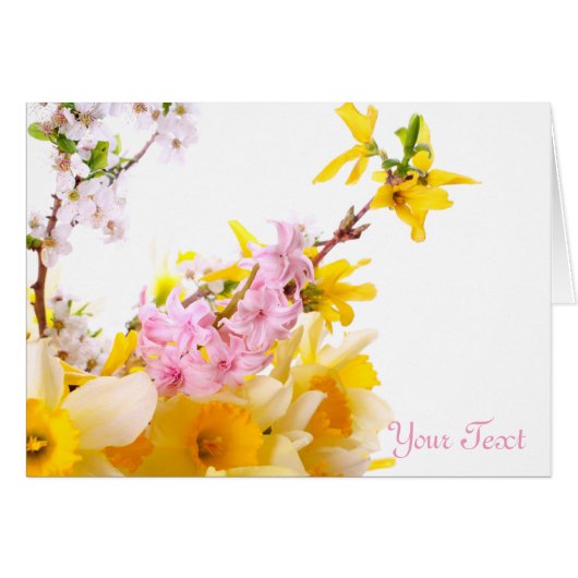 Carte Spring Blossom (Devant horizontal)