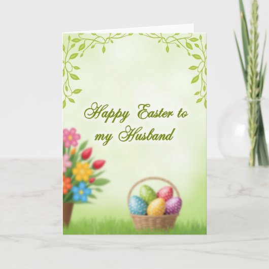 Carte Spring Blossoms Easter Card (Devant)