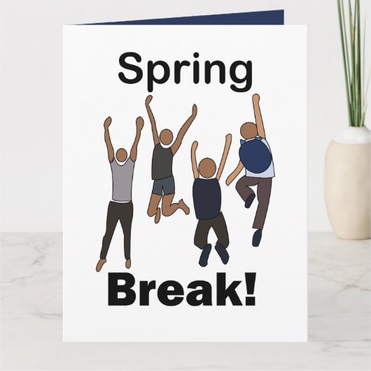 Carte Spring Break Friendship (Devant)