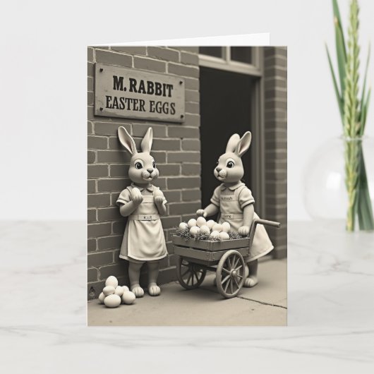 Carte Spring Bunnies Delivery Card (Devant)