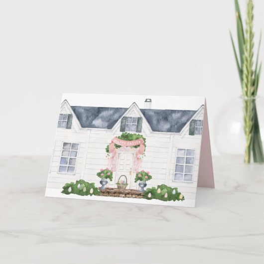 Carte Spring | Happy Easter | House (Devant)