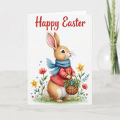 Carte Spring Hare Greeting Card (Devant)