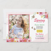 Carte Spring Photography Mini Session Template (Devant)