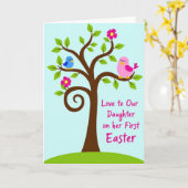 Carte Spring Tree Daughter Easter Card (Fleur jaune)