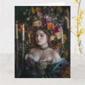 Carte Spring Victorian Goth 2025 Design 11 (Fleur jaune)
