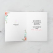 Carte Spring Watercolor Flowers Bible Verse Birthday (Intérieur)