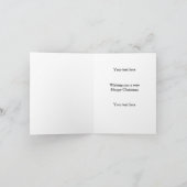 Carte Springer Spaniel and Partridge Christmas card (Intérieur)