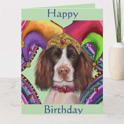 CARTE SPRINGER SPANIEL ANGLAIS (Devant)