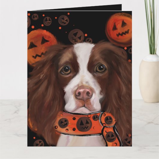Carte Springer Spaniel Anglais        (Devant)