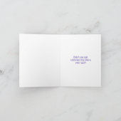 Carte Springer Spaniel Chien Silhouette Purple PY&B (Intérieur)