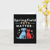 Carte Springfield Animaux - Montrez Votre Amour Pour Ani (Fleur jaune)