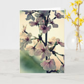 Carte Spring's Delicate Dance (Blank Inside) (Fleur jaune)