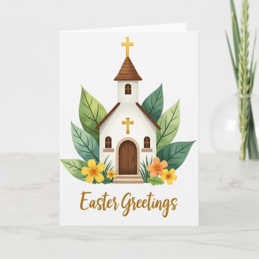 Carte Springtime Building Card (Devant)