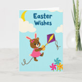 Carte Springtime Bunny Easter Card (Devant)