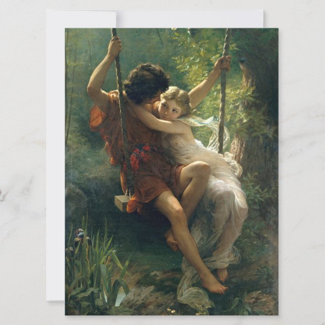 Carte Springtime by Pierre Auguste Cot (Devant)