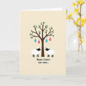 Carte Springtime Sheep Tree Art Card (Fleur jaune)