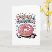 Carte Sprinter la gentillesse | Donut (Fleur jaune)