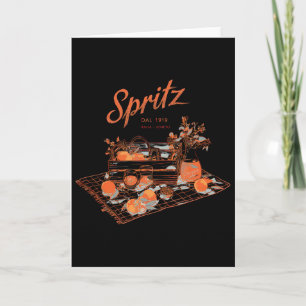 Carte Spritz Veneto Italia Vintage Vin Orange Tail